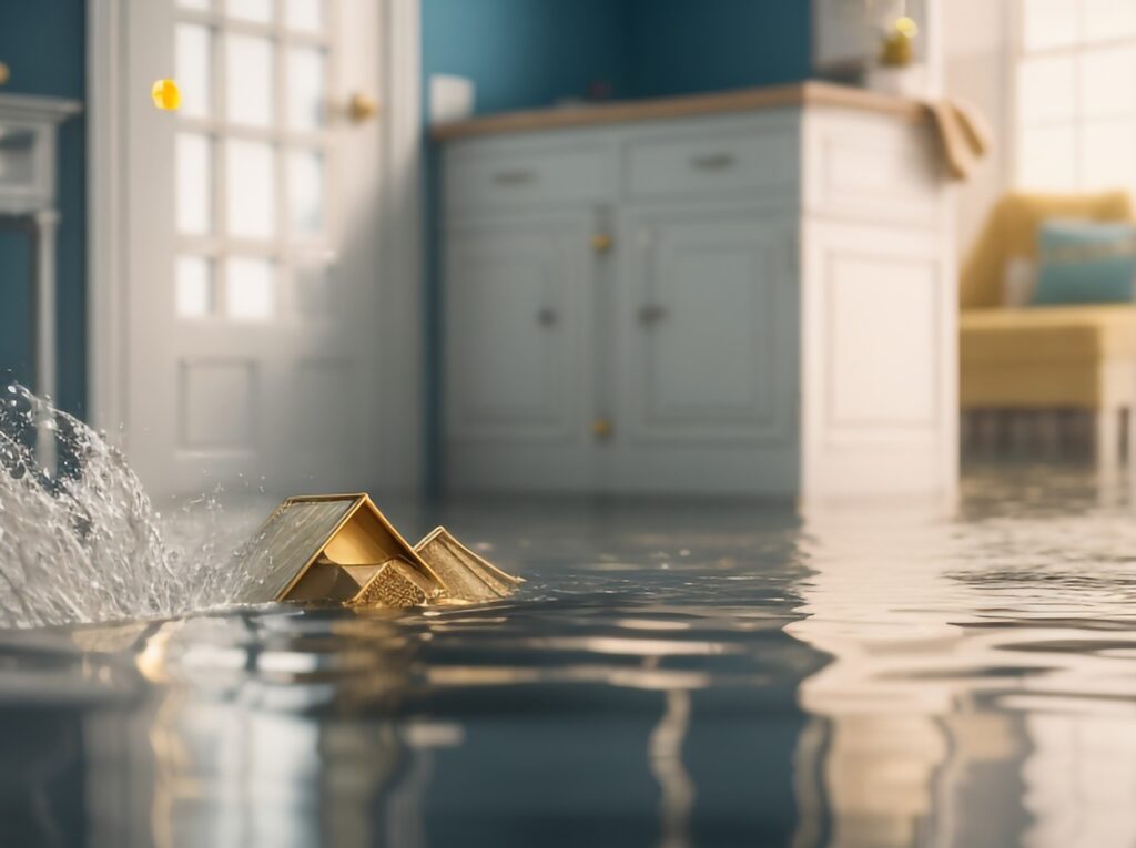 Flood House Needing Water Remediation