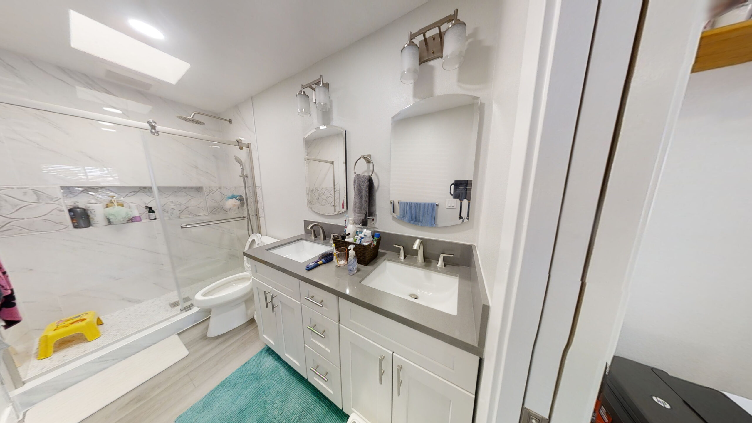 Water Damage Bathroom Post Reconstruction